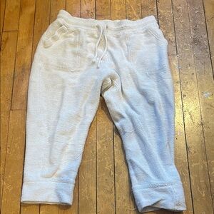 100% Cotton Cream Joggers